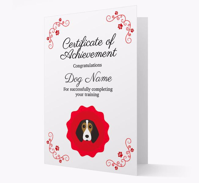 Graduation Certificate: Personalized {breedFullName} Card